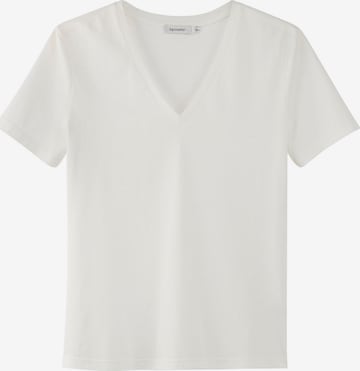 hessnatur T-Shirt (GOTS) in Weiß: predná strana