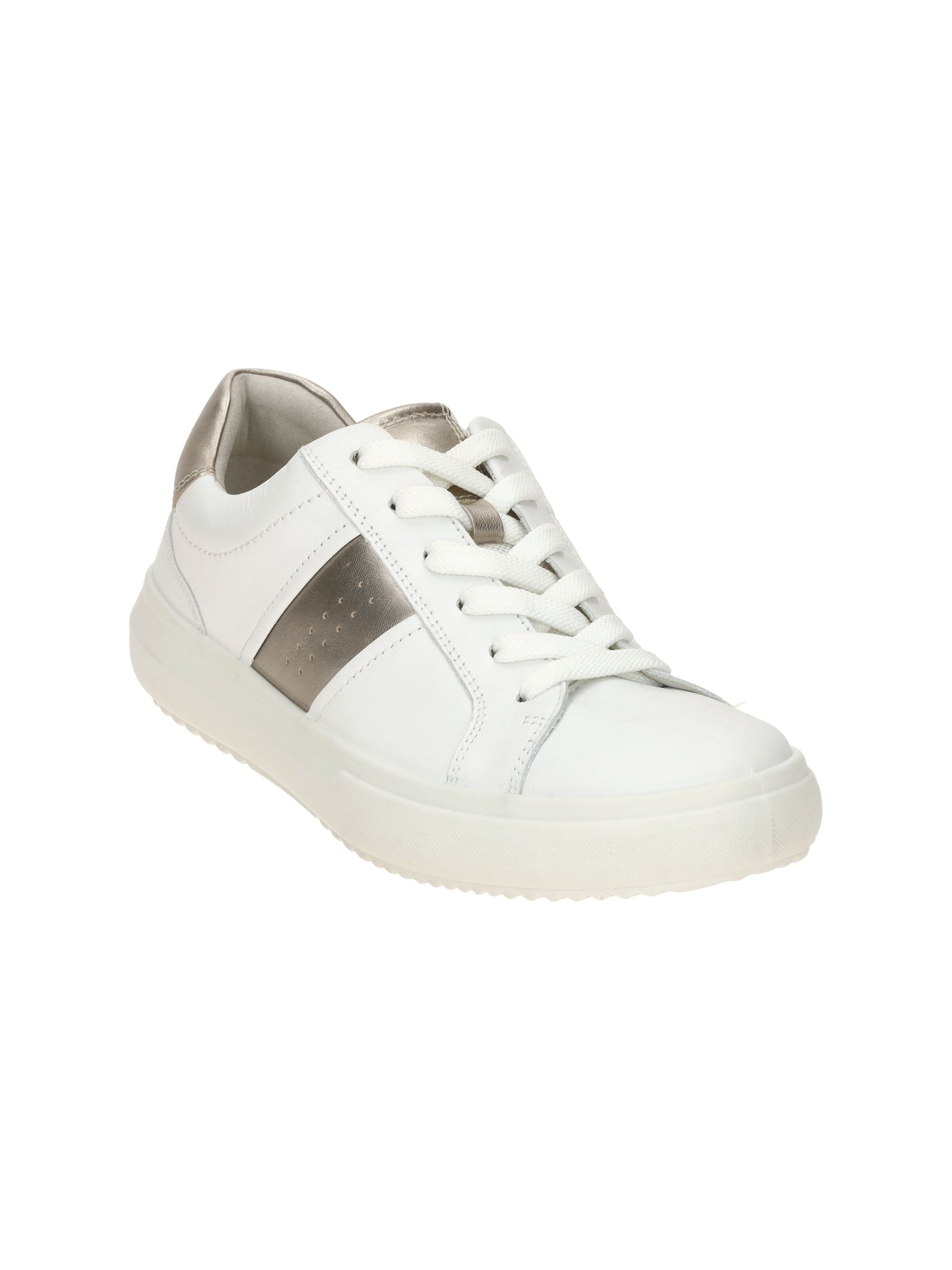 GABOR Lace-up shoe in White: front