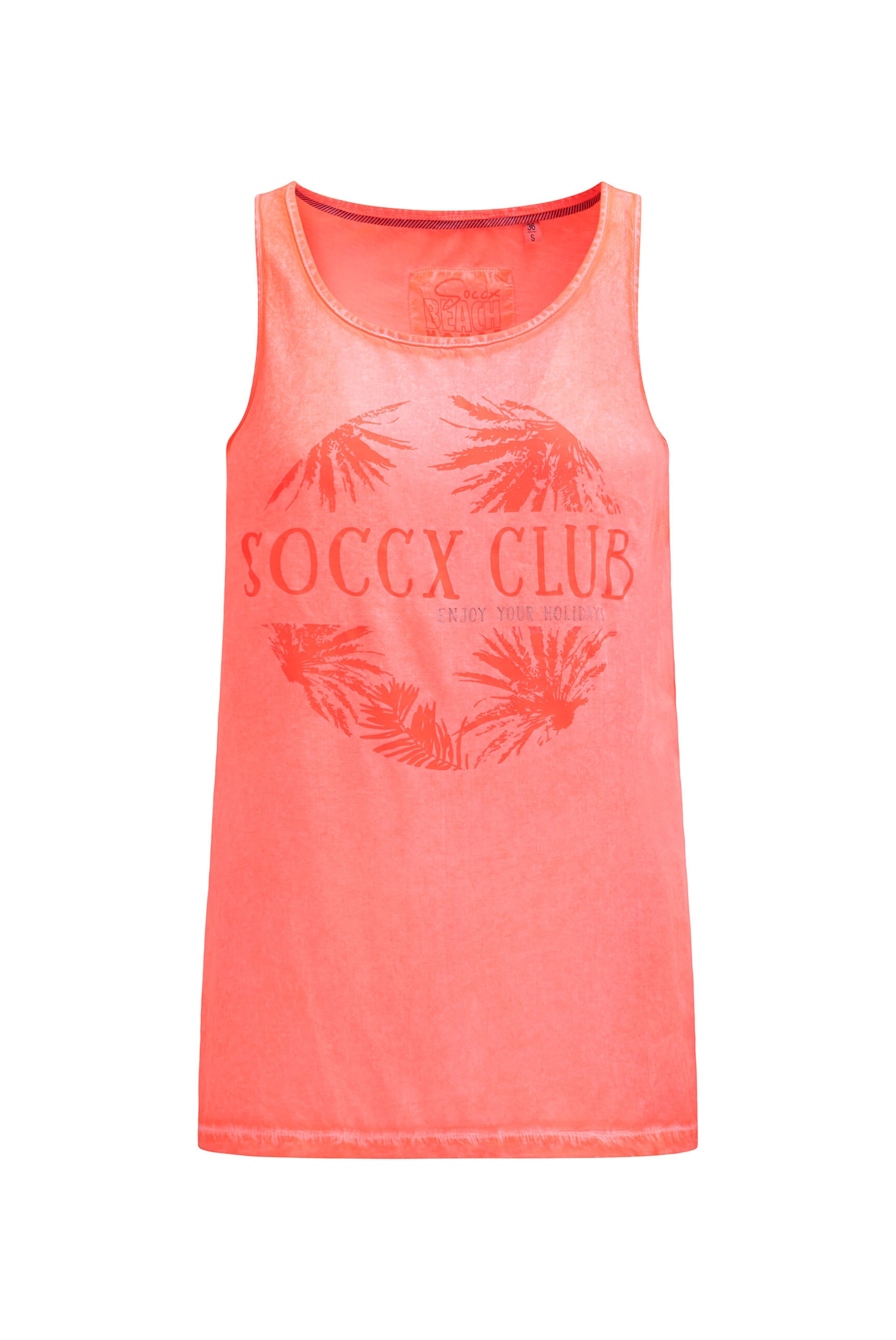 Soccx Top in Orange: Vorderseite