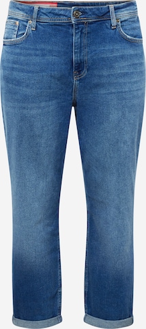 River Island Plus Loosefit Jeans in Blauw: voorkant