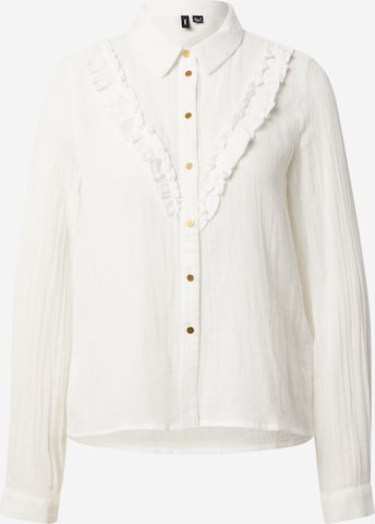 VERO MODA - Blusa en blanco: frente