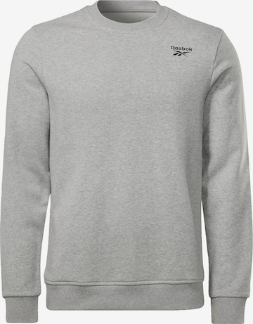 Reebok Sportsweatshirt in Grijs: voorkant