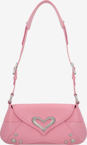 Sac bandoulière PINKO en rose : devant