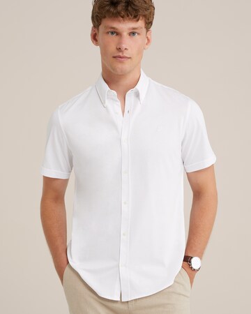 WE Fashion Slim Fit Hemd in Weiß: Vorderseite