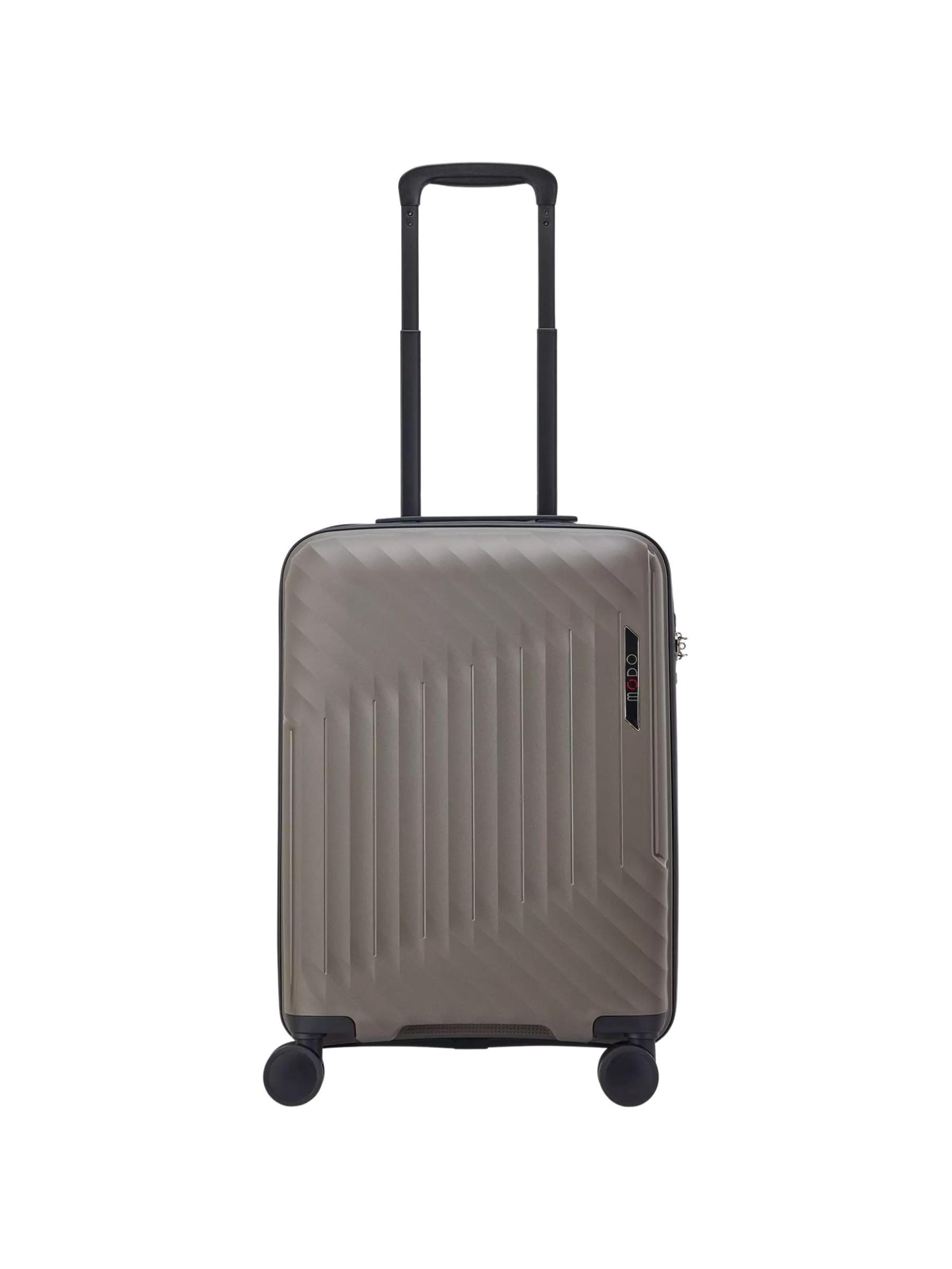 MODO by Roncato Wózek 'RONCATO TROLLEY CABINA 4R 55/20CM LUMEN Valigie e Trolley' w kolorze szary: przód