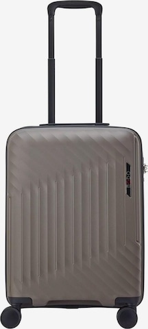 MODO by Roncato Wózek 'RONCATO TROLLEY CABINA 4R 55/20CM LUMEN Valigie e Trolley' w kolorze szary: przód
