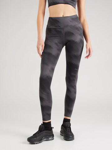 On Skinny Workout Pants in Grey: front