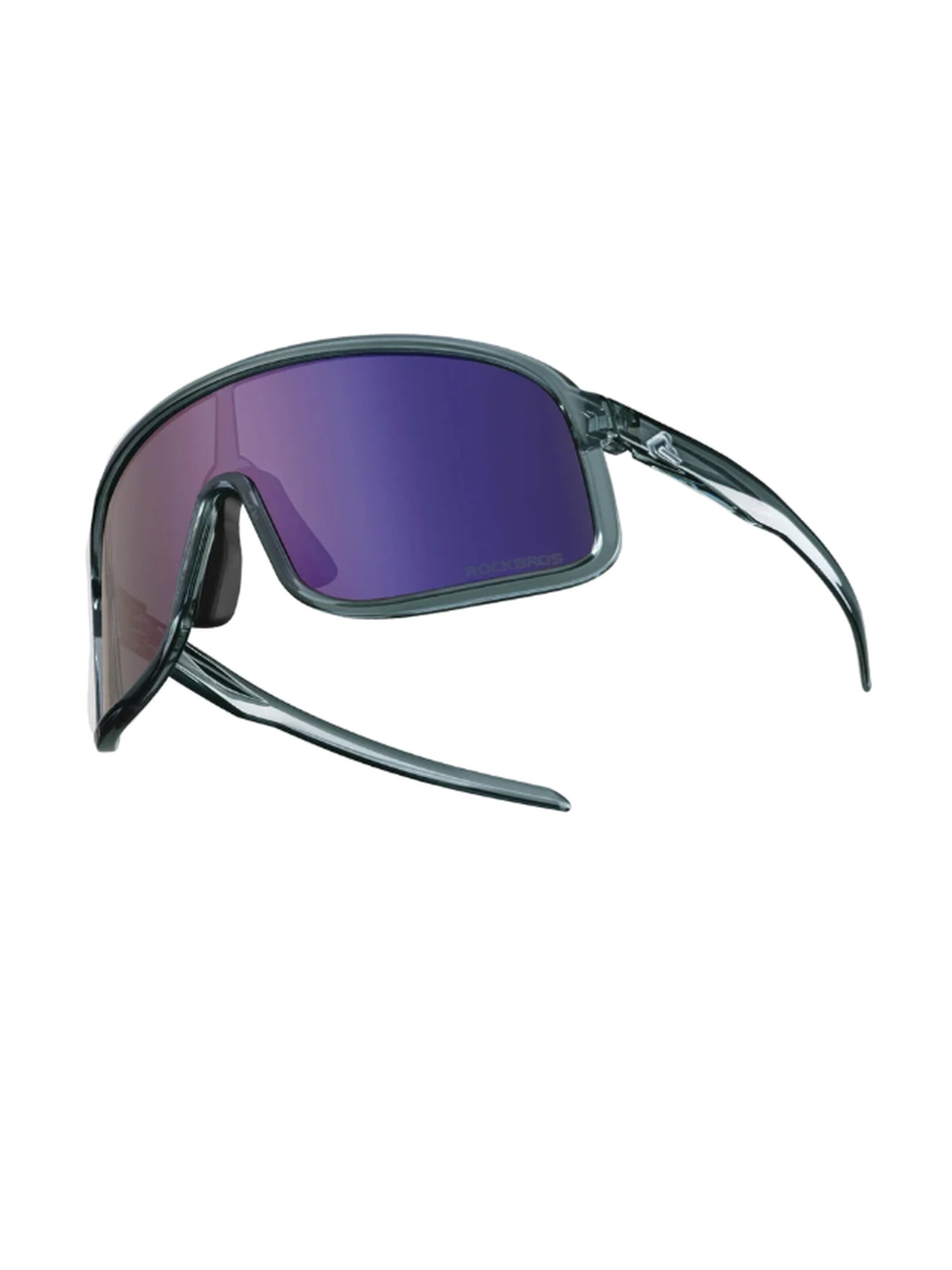 ROCKBROS Sports Glasses 'Polarisierte Fahrradbrille UV400' in Grey: front