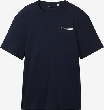 T-Shirt TOM TAILOR en bleu : devant