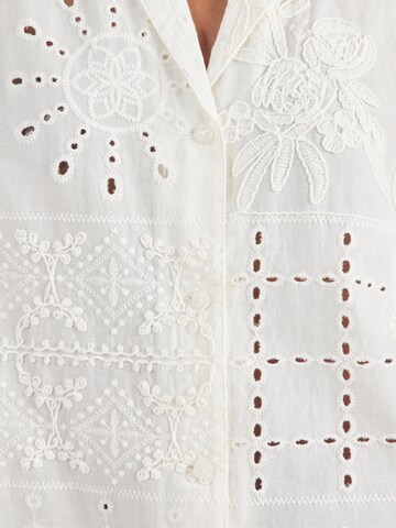 Chemisier 'Francy' Lindex en blanc