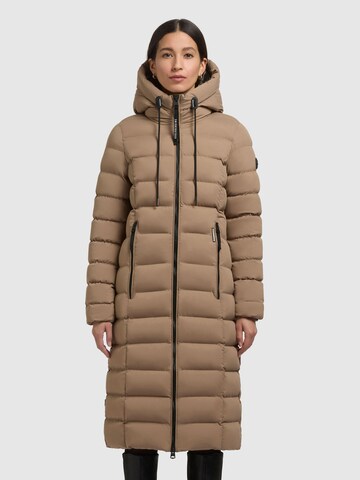 khujo Winter coat 'SIMMIE2' in Brown: front