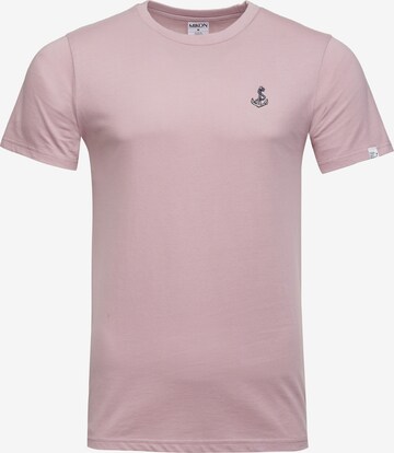 T-Shirt 'Anker' Mikon en rose : devant