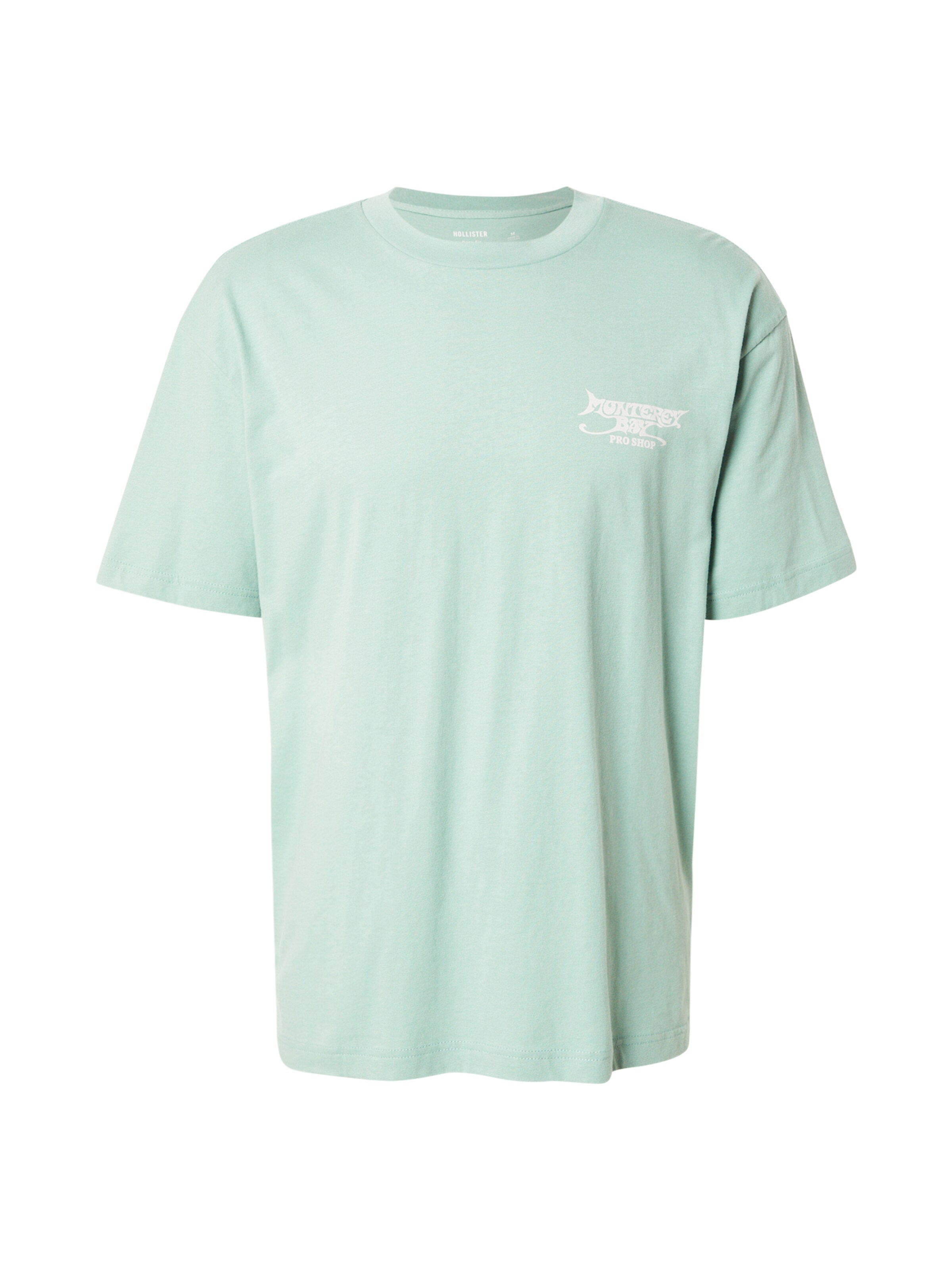 T-Shirt 'CITY BIZ' HOLLISTER en vert : devant