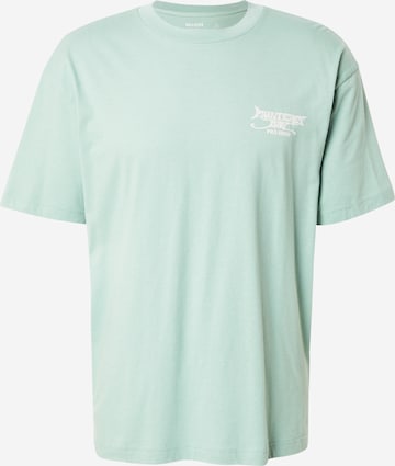 T-Shirt 'CITY BIZ' HOLLISTER en vert : devant