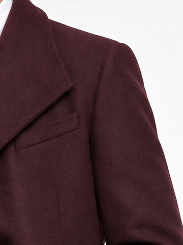 ALLTHEMEN Winterjas 'Herbstnebel' in Rood