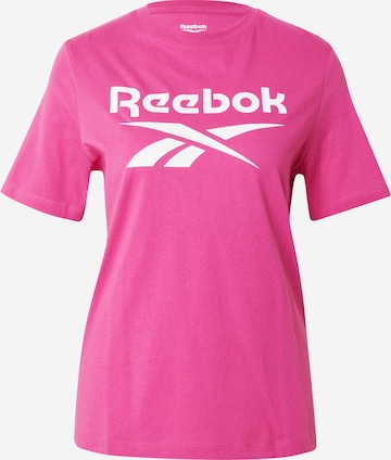 T-shirt fonctionnel 'IDENTITY' Reebok en rose : devant
