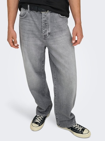 Regular Jean 'ONSFADE' Only & Sons en gris