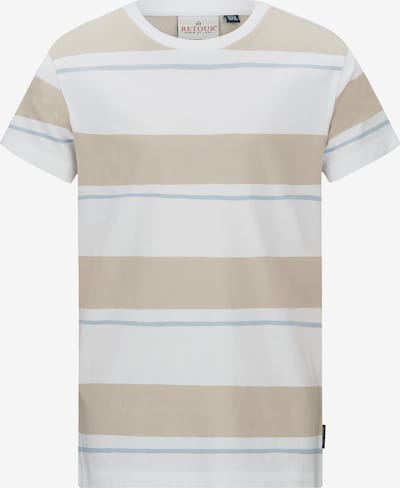 Retour Jeans T-Shirt 'Curtis' en beige foncé / bleu / blanc, Vue avec produit