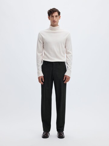 Regular Pantalon SELECTED en vert