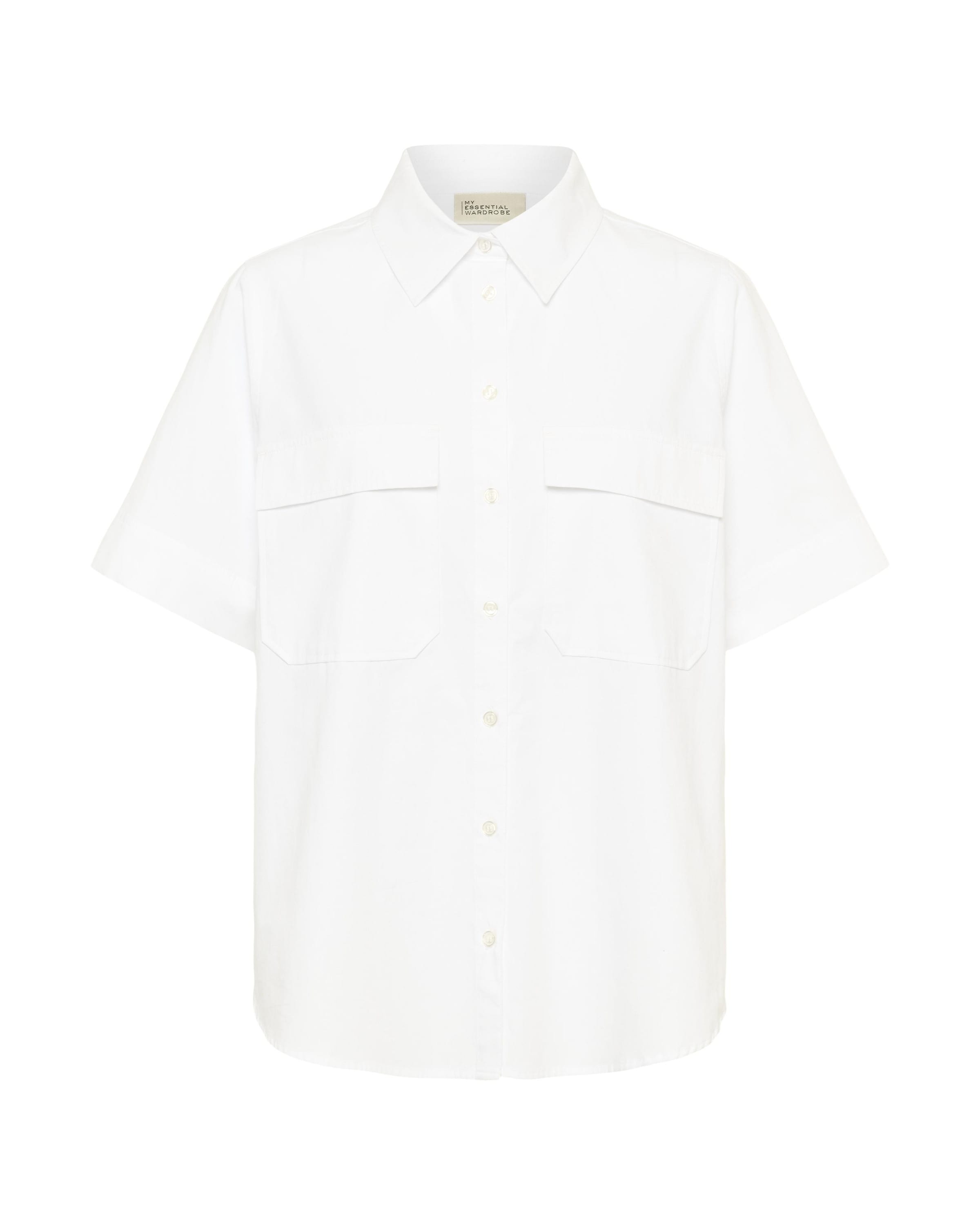 My Essential Wardrobe - Blusa 'SunnaMW' em branco: frente