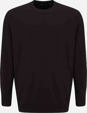 Jack & Jones Plus Sweatshirt 'BLAKAM' in Black: front