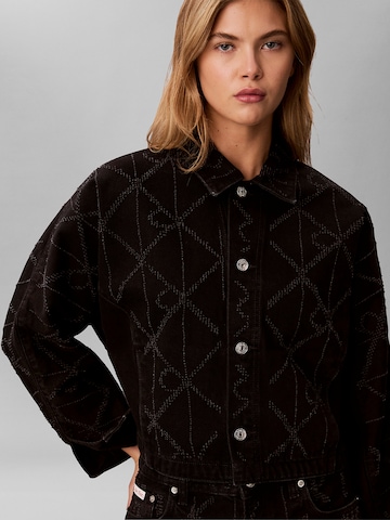 Regular Veste mi-saison Calvin Klein Jeans en noir