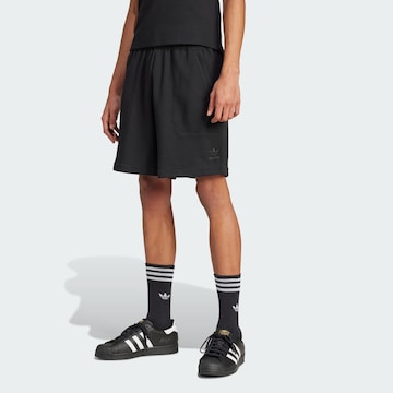 Regular Pantalon 'Essentials Trefoil' ADIDAS ORIGINALS en noir : devant