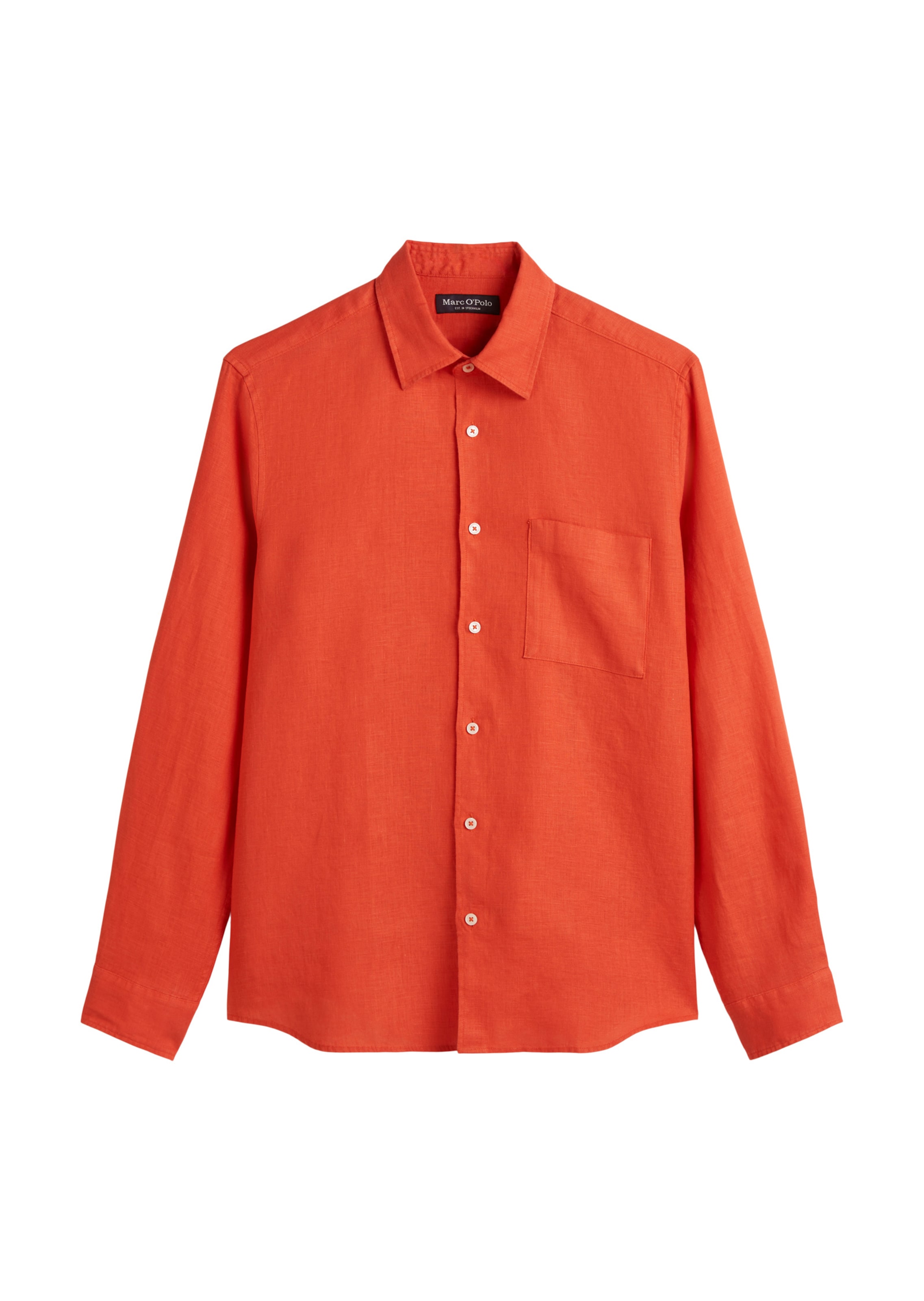 Marc O'Polo Hemd in Orange: Vorderseite