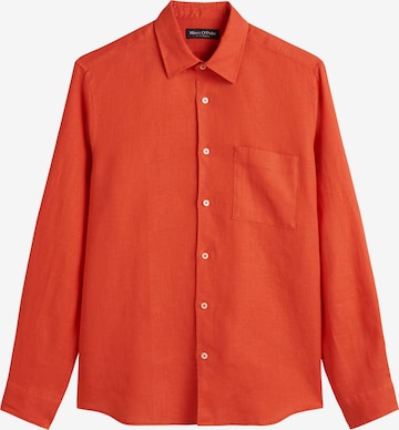 Marc O'Polo Button Up Shirt in Orange: front