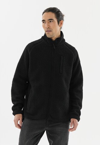 Whistler Fleece jas 'Tekapo' in Zwart: voorkant