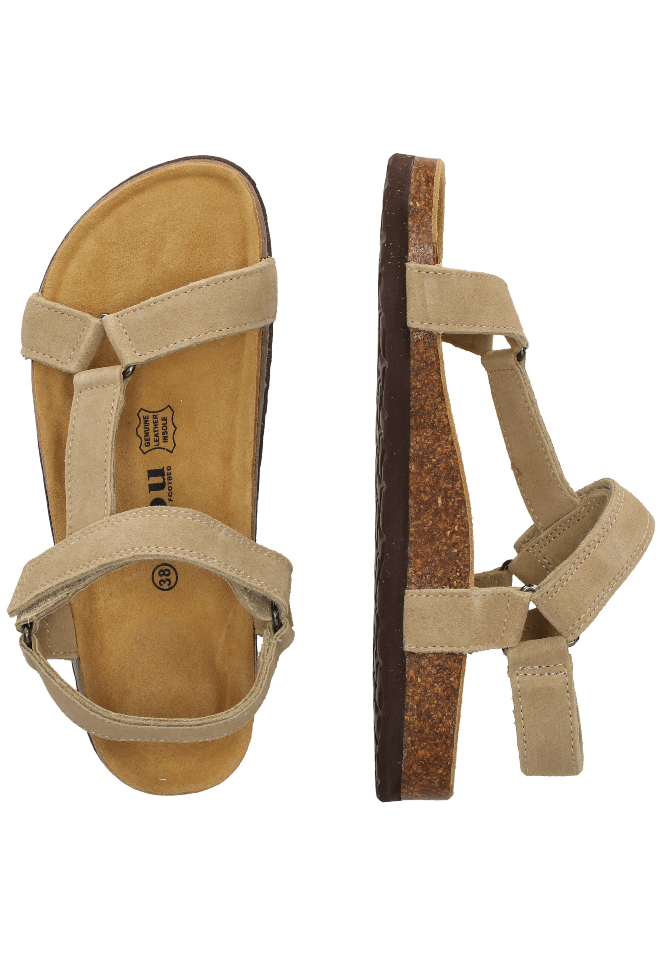 NOU Sandals 'Cyprian' in Grey