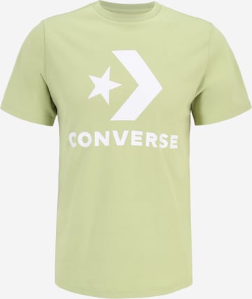 CONVERSE Tričko – zelená: přední strana