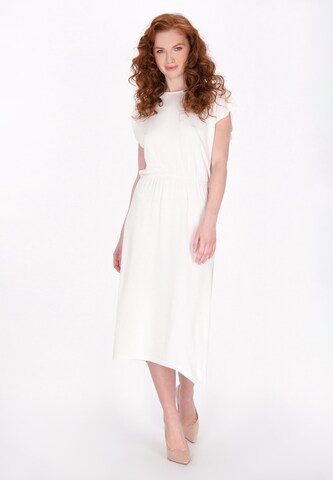 DreiMaster Klassik Φόρεμα 'Classic Look' σε λευκό: μπροστά