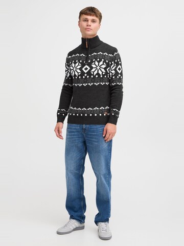 !Solid Pullover 'Norwin' in Grau
