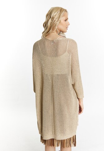 IZIA Knit Cardigan in Gold