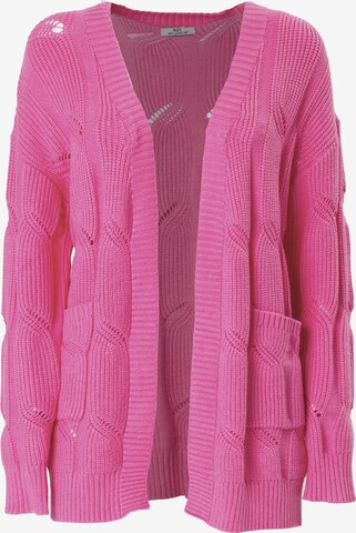 Influencer Knit cardigan in Pink: front