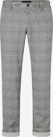 REDPOINT Slim fit Chino Pants in Grey: front