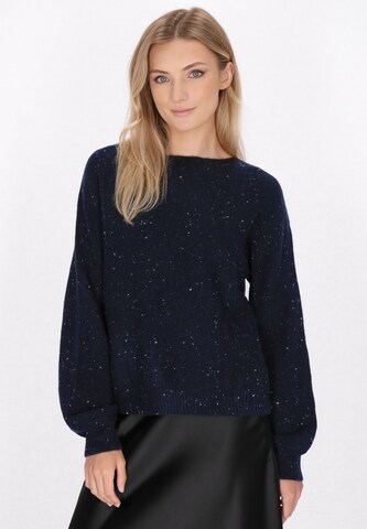 DreiMaster Klassik Sweater in Blue: front
