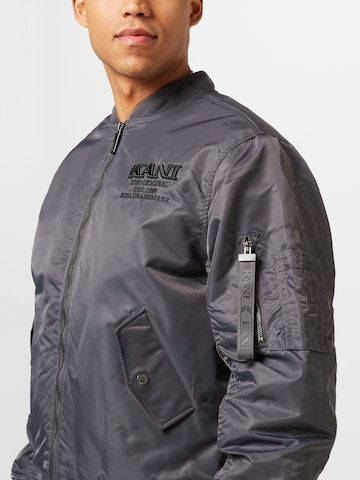 Karl Kani Between-Season Jacket 'KM231-018-1 KK Chest Retro' in Grey