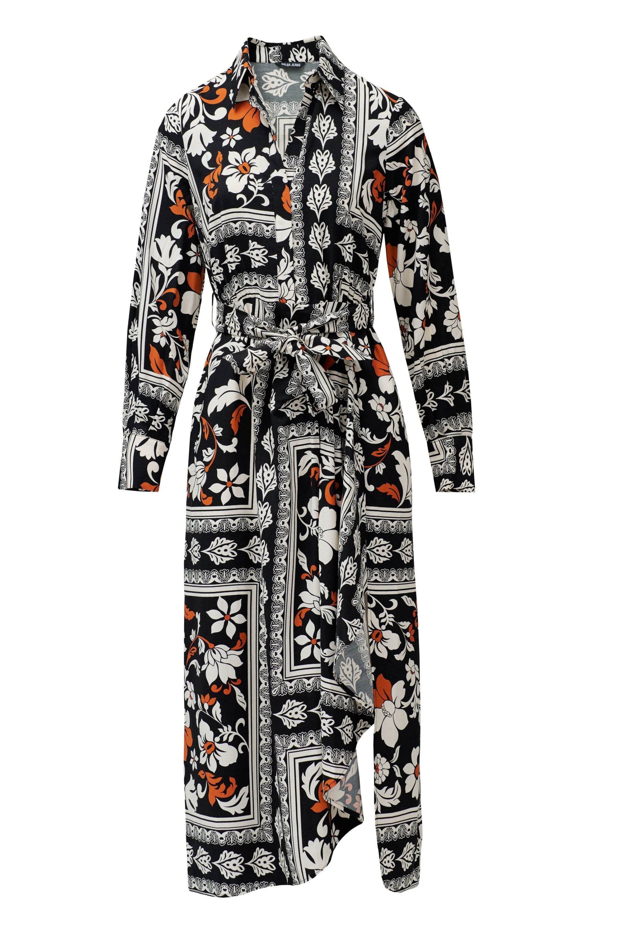 Salsa Jeans Jurk in de kleur Zwart, Productweergave