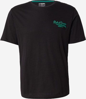 JJ Rebel Paita 'JREBKIM' värissä musta: etupuoli
