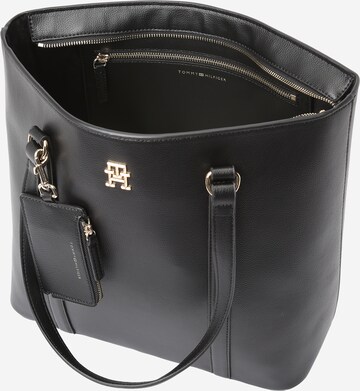 TOMMY HILFIGER Shopper in Schwarz