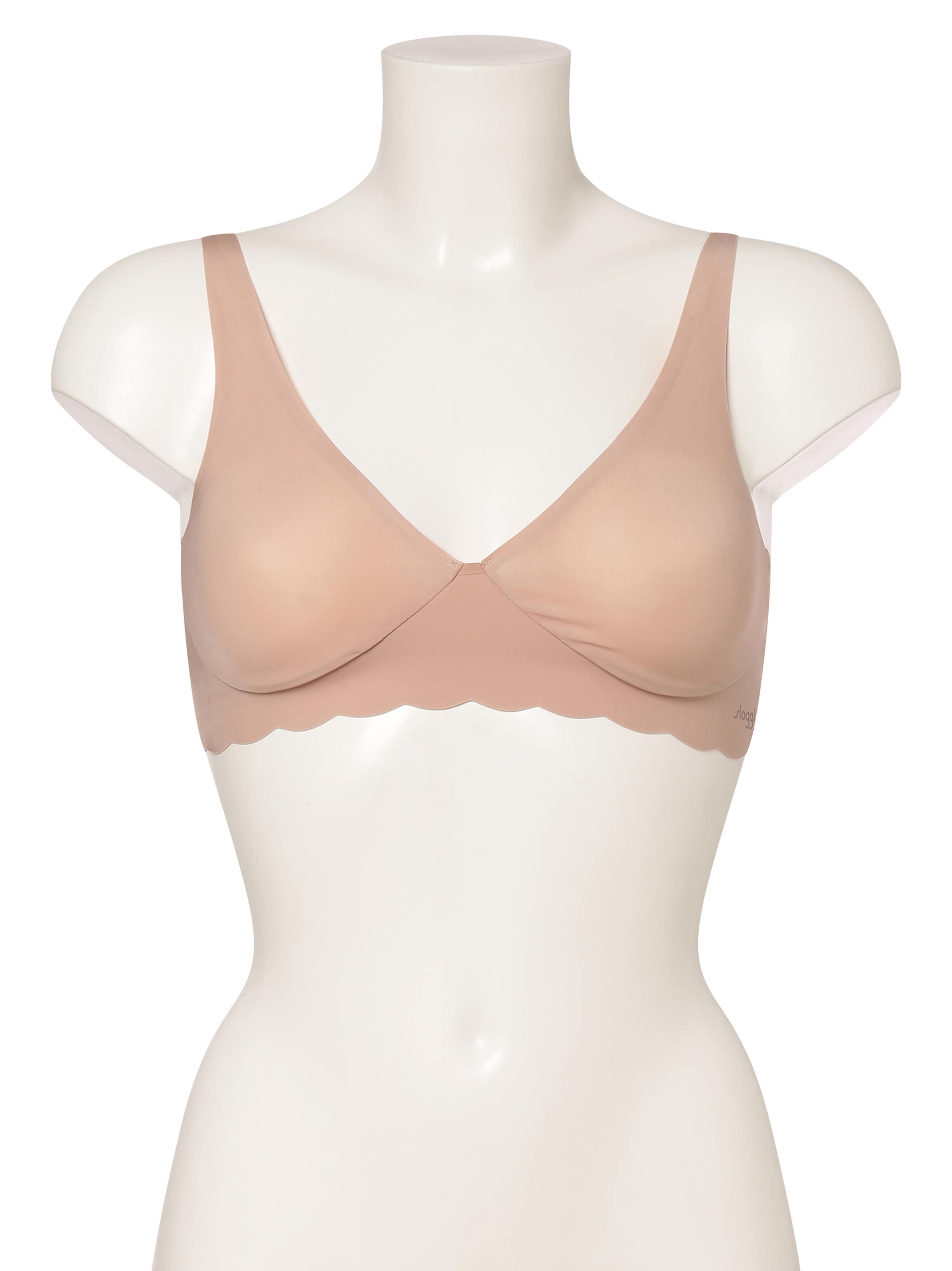 SLOGGI T-shirt Bra in Beige: front
