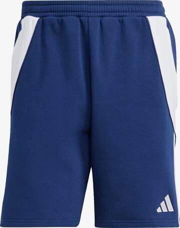 ADIDAS PERFORMANCE Regular Workout Pants 'Tiro 24' in Blue: front