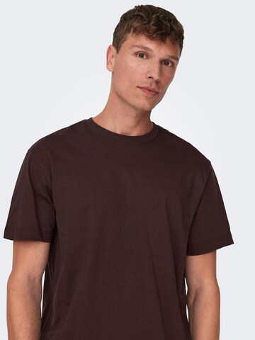 Only & Sons T-Shirt 'Max' in Rot