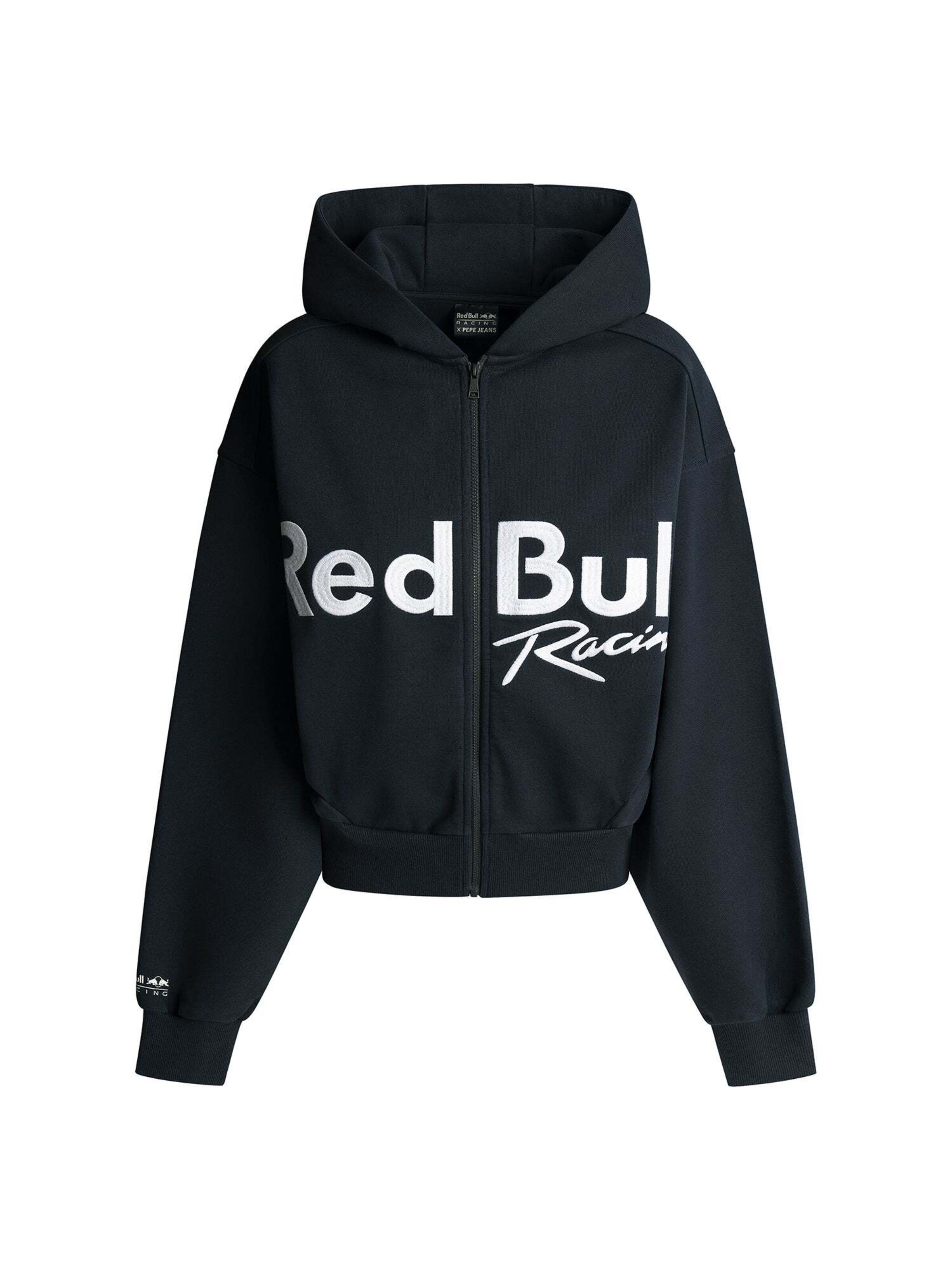 Red Bull Racing x Pepe Jeans Sweat jacket 'Red Bull Racing x Pepe Jeans' in Blue: front
