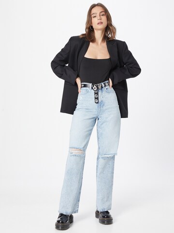 VERO MODA Wide Leg Jeans 'Rebecca' in Blau