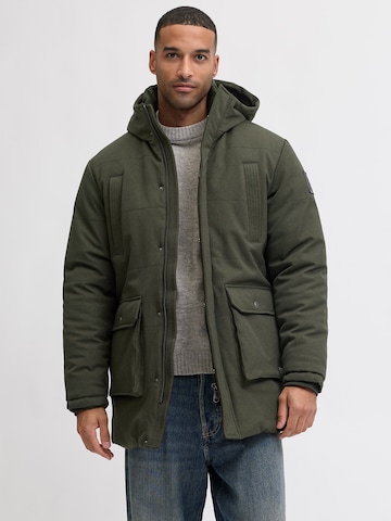 JACK & JONES Vinterparka 'JWHFINN' i grøn: forside