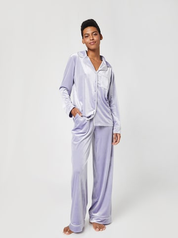 florence by mills exclusive for ABOUT YOU Pajama 'Lotti' in Purple: front