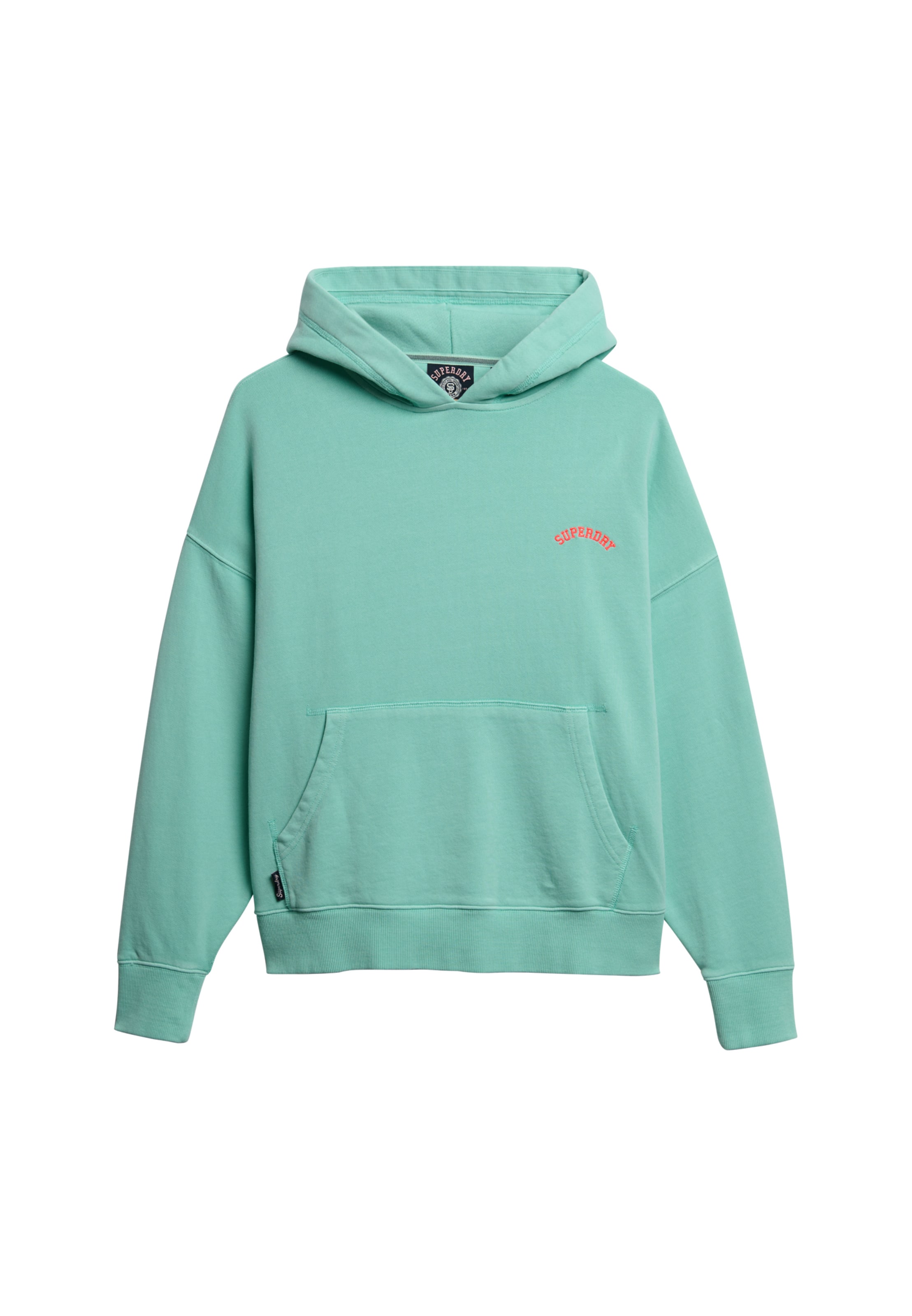 Sweat-shirt 'Essential' Superdry en vert : devant